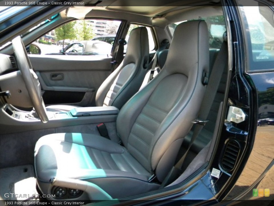 Classic Grey Interior Photo for the 1993 Porsche 968 Coupe #51952616