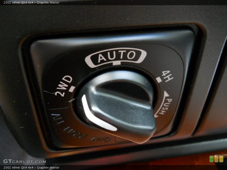 Graphite Interior Controls for the 2002 Infiniti QX4 4x4 #51953174