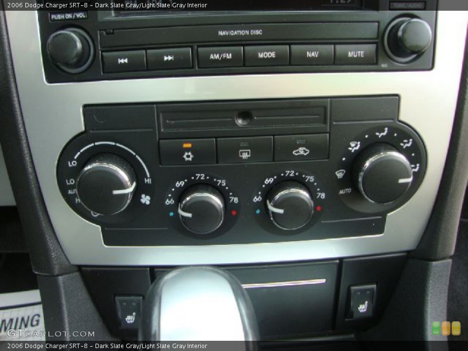 Dark Slate Gray/Light Slate Gray Interior Controls for the 2006 Dodge Charger SRT-8 #51957629