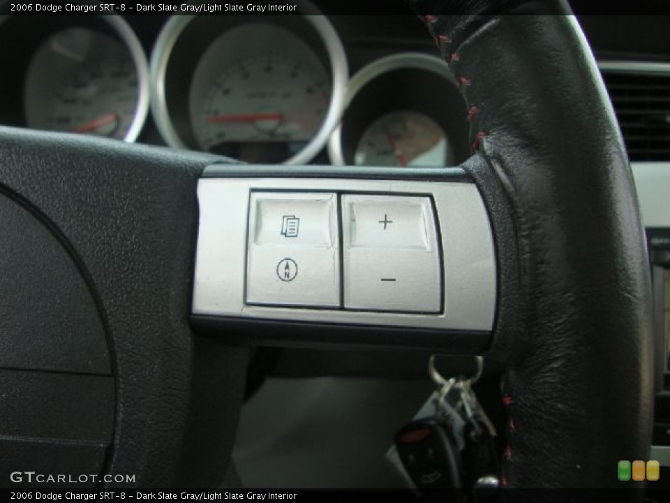 Dark Slate Gray/Light Slate Gray Interior Controls for the 2006 Dodge Charger SRT-8 #51957680