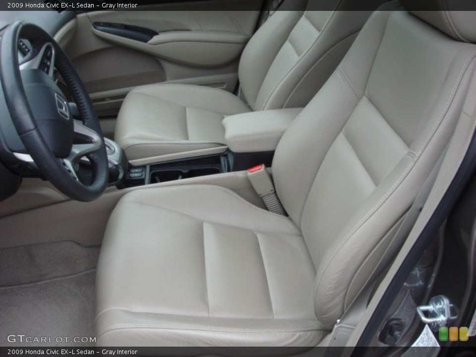 Gray Interior Photo for the 2009 Honda Civic EX-L Sedan #51958610