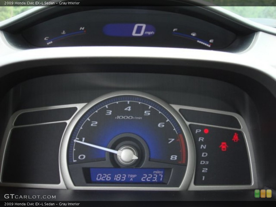 Gray Interior Gauges for the 2009 Honda Civic EX-L Sedan #51958745