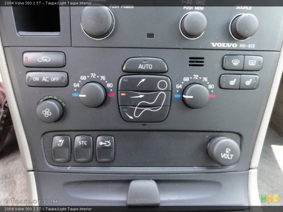Taupe/Light Taupe Interior Controls for the 2004 Volvo S60 2.5T #51959846
