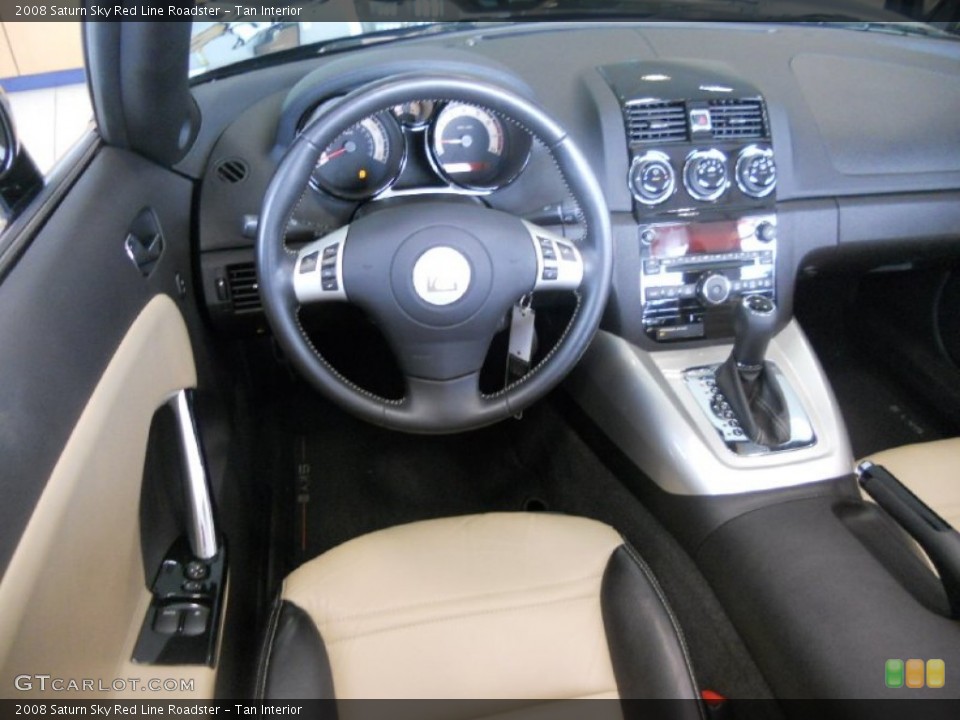 Tan Interior Photo for the 2008 Saturn Sky Red Line Roadster #51961640