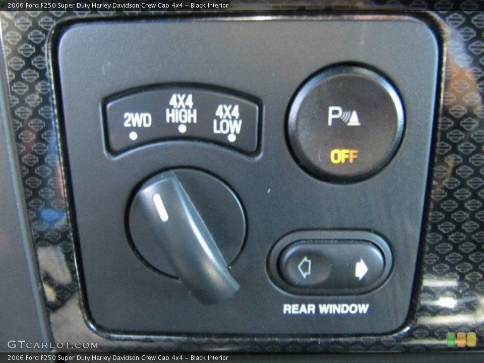 Black Interior Controls for the 2006 Ford F250 Super Duty Harley Davidson Crew Cab 4x4 #51963560