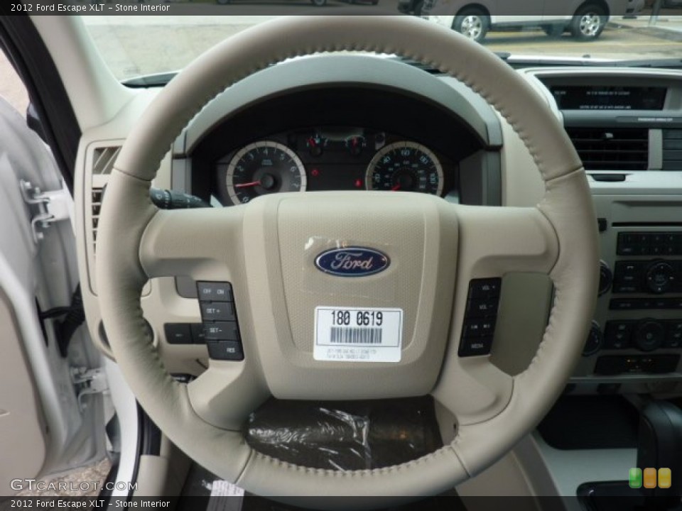 Stone Interior Steering Wheel for the 2012 Ford Escape XLT #51965168