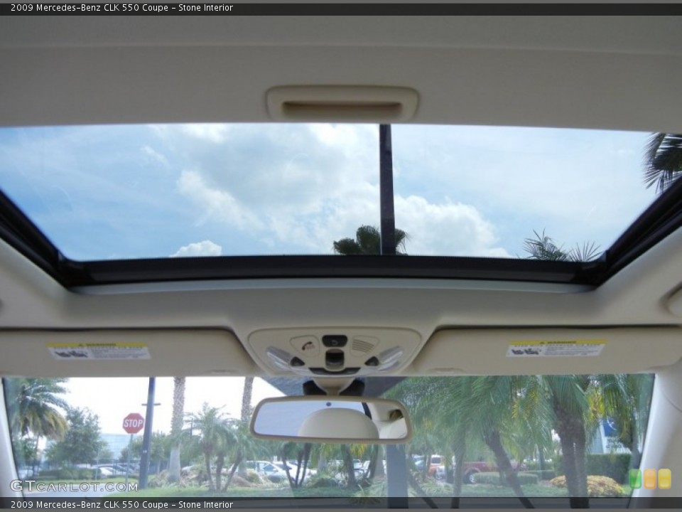 Stone Interior Sunroof for the 2009 Mercedes-Benz CLK 550 Coupe #51965174