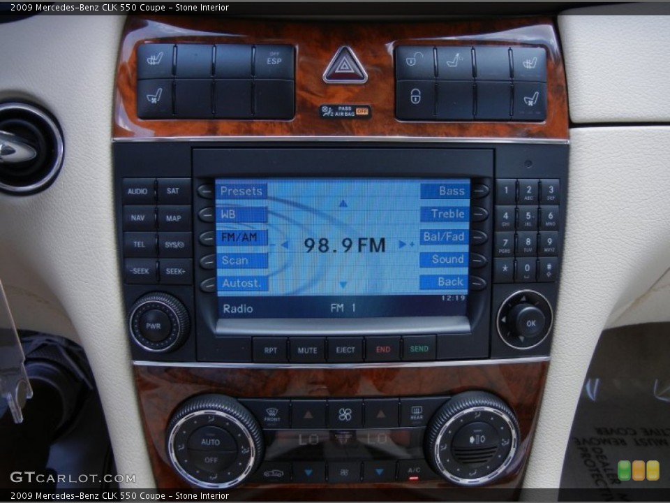 Stone Interior Controls for the 2009 Mercedes-Benz CLK 550 Coupe #51965258