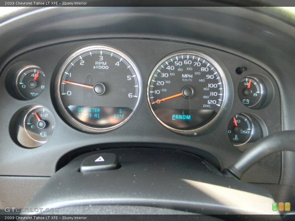 Ebony Interior Gauges for the 2009 Chevrolet Tahoe LT XFE #51967370