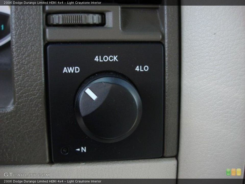 Light Graystone Interior Controls for the 2006 Dodge Durango Limited HEMI 4x4 #51968909