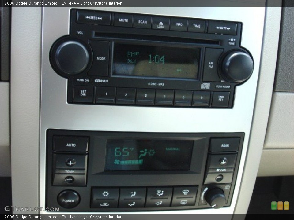 Light Graystone Interior Controls for the 2006 Dodge Durango Limited HEMI 4x4 #51968921