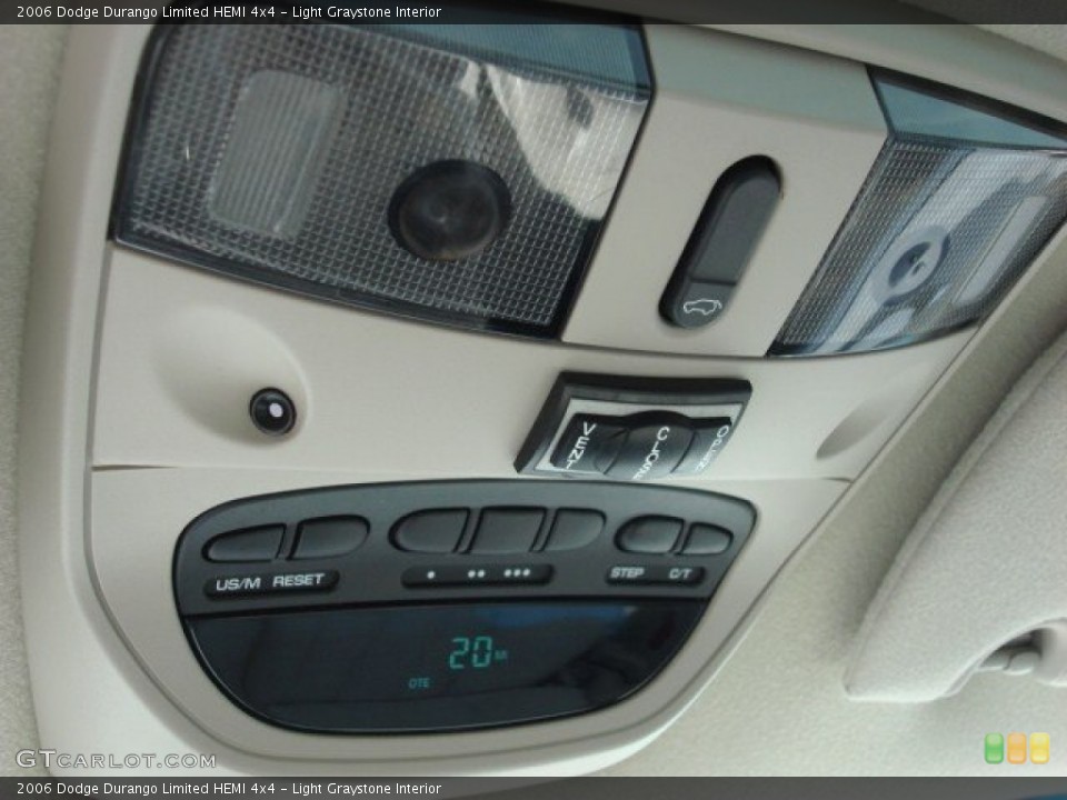 Light Graystone Interior Controls for the 2006 Dodge Durango Limited HEMI 4x4 #51969002