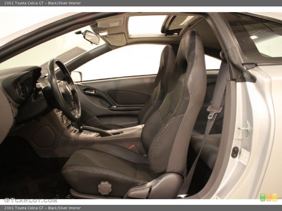 Black/Silver Interior Photo for the 2001 Toyota Celica GT #51971039