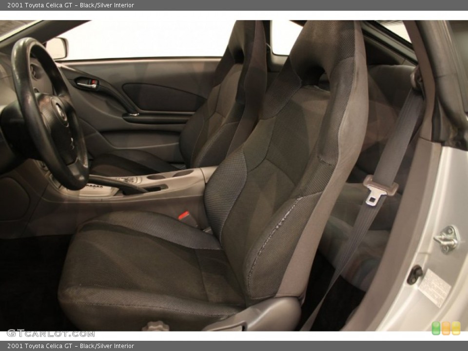 Black/Silver Interior Photo for the 2001 Toyota Celica GT #51971054