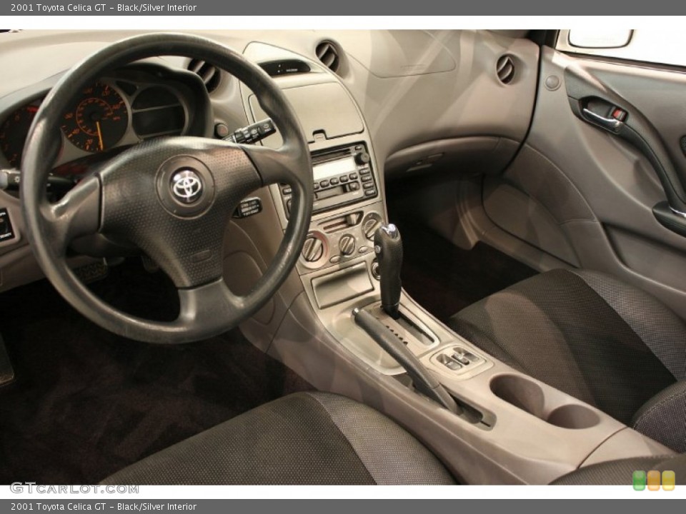 Black/Silver Interior Photo for the 2001 Toyota Celica GT #51971069