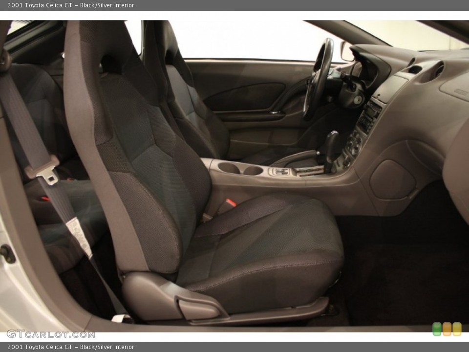 Black/Silver Interior Photo for the 2001 Toyota Celica GT #51971144
