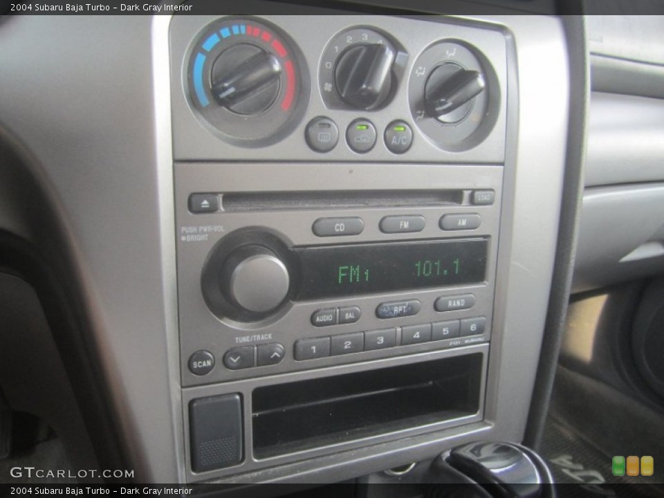 Dark Gray Interior Controls for the 2004 Subaru Baja Turbo #51972065