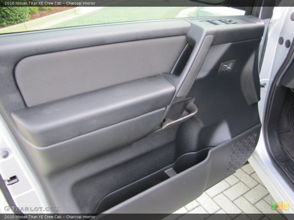 Charcoal Interior Door Panel for the 2010 Nissan Titan XE Crew Cab #51972368