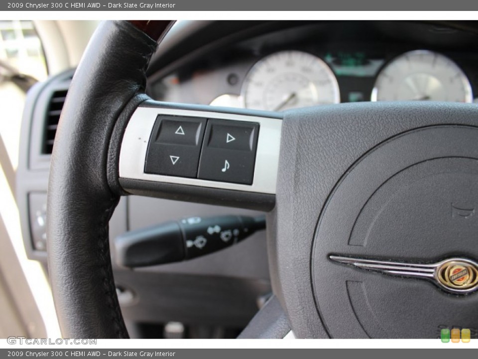 Dark Slate Gray Interior Controls for the 2009 Chrysler 300 C HEMI AWD #51972658