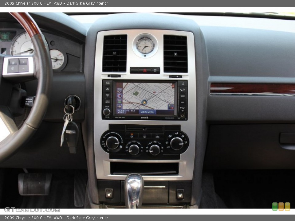 Dark Slate Gray Interior Navigation for the 2009 Chrysler 300 C HEMI AWD #51972701