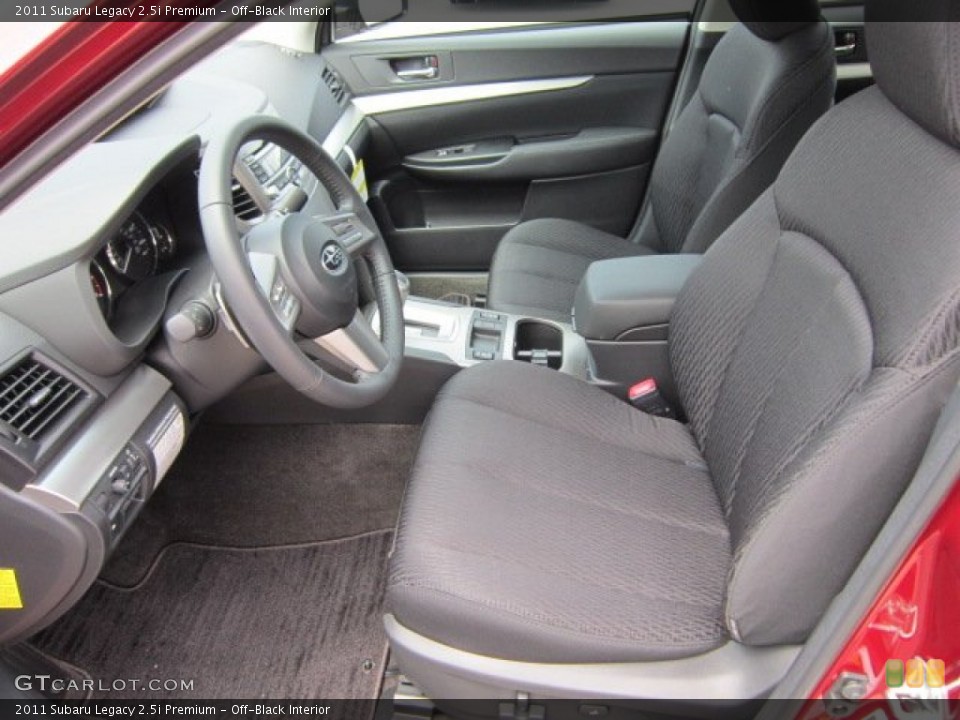 Off-Black Interior Photo for the 2011 Subaru Legacy 2.5i Premium #51975440