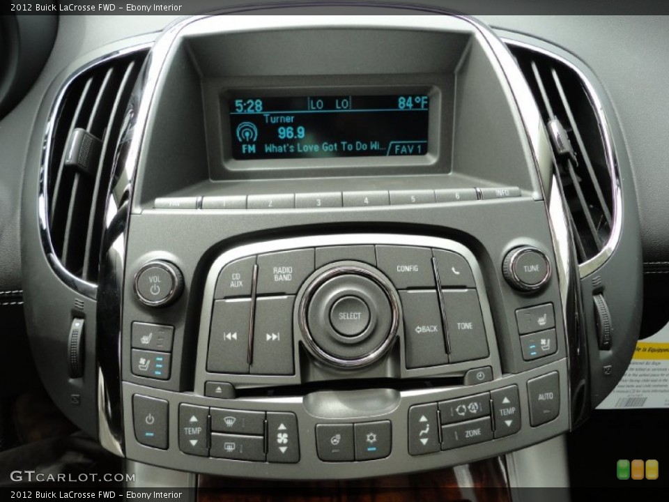 Ebony Interior Controls for the 2012 Buick LaCrosse FWD #51976079