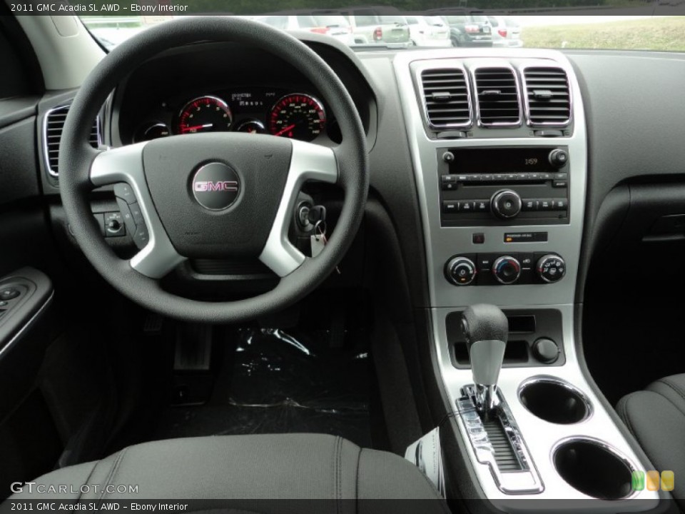 Ebony Interior Dashboard for the 2011 GMC Acadia SL AWD #51976253