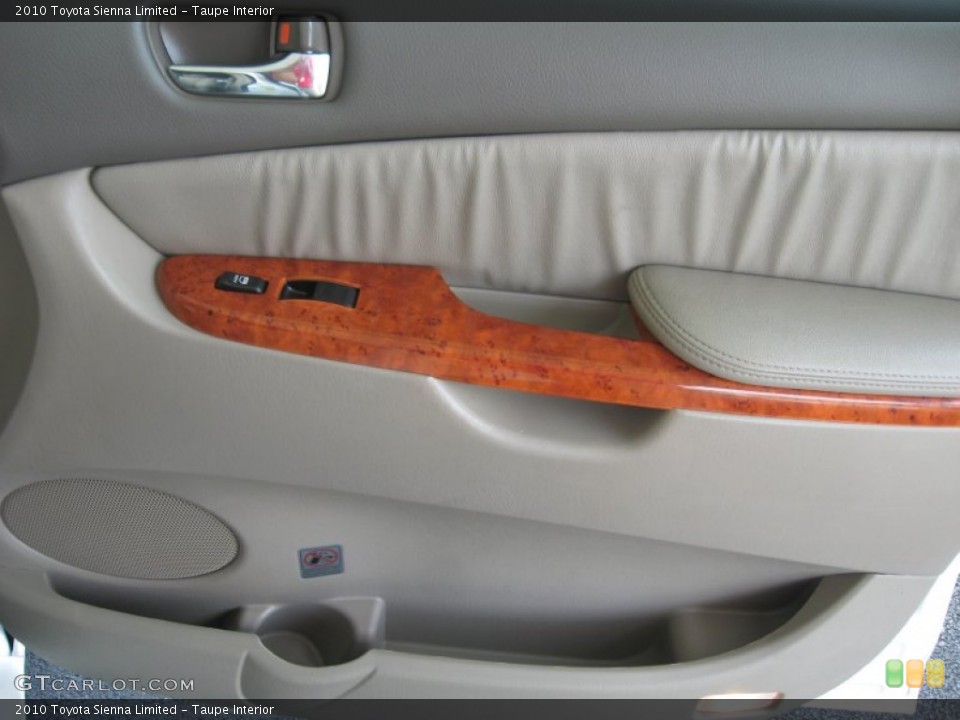 Taupe Interior Door Panel for the 2010 Toyota Sienna Limited #51976445