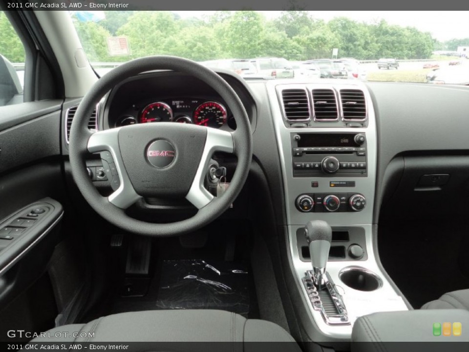 Ebony Interior Dashboard for the 2011 GMC Acadia SL AWD #51976598