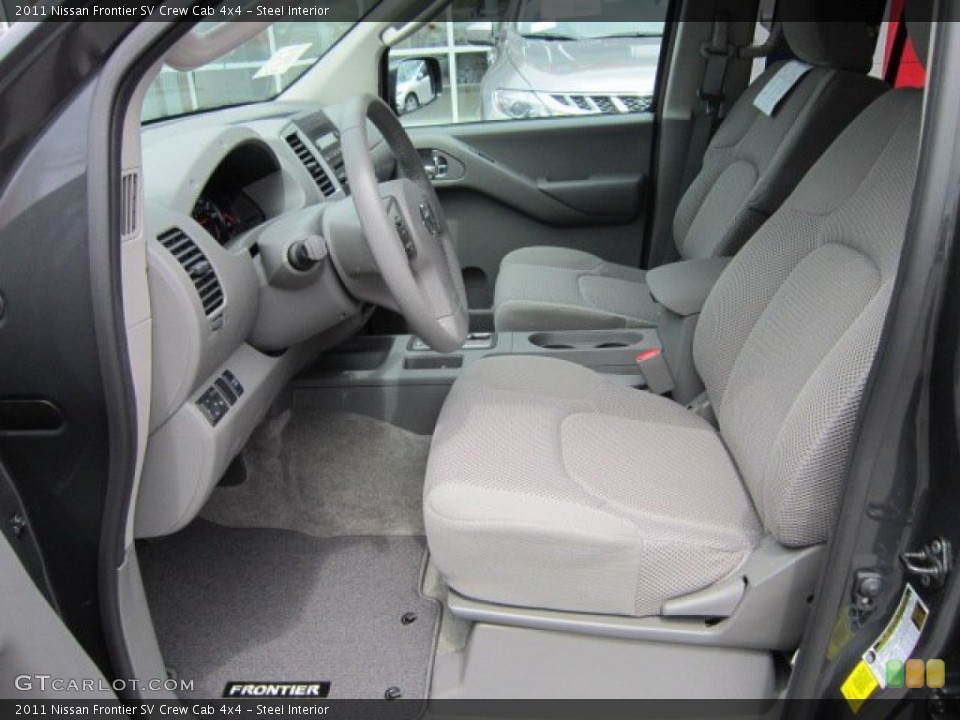 Steel Interior Photo for the 2011 Nissan Frontier SV Crew Cab 4x4 #51978386