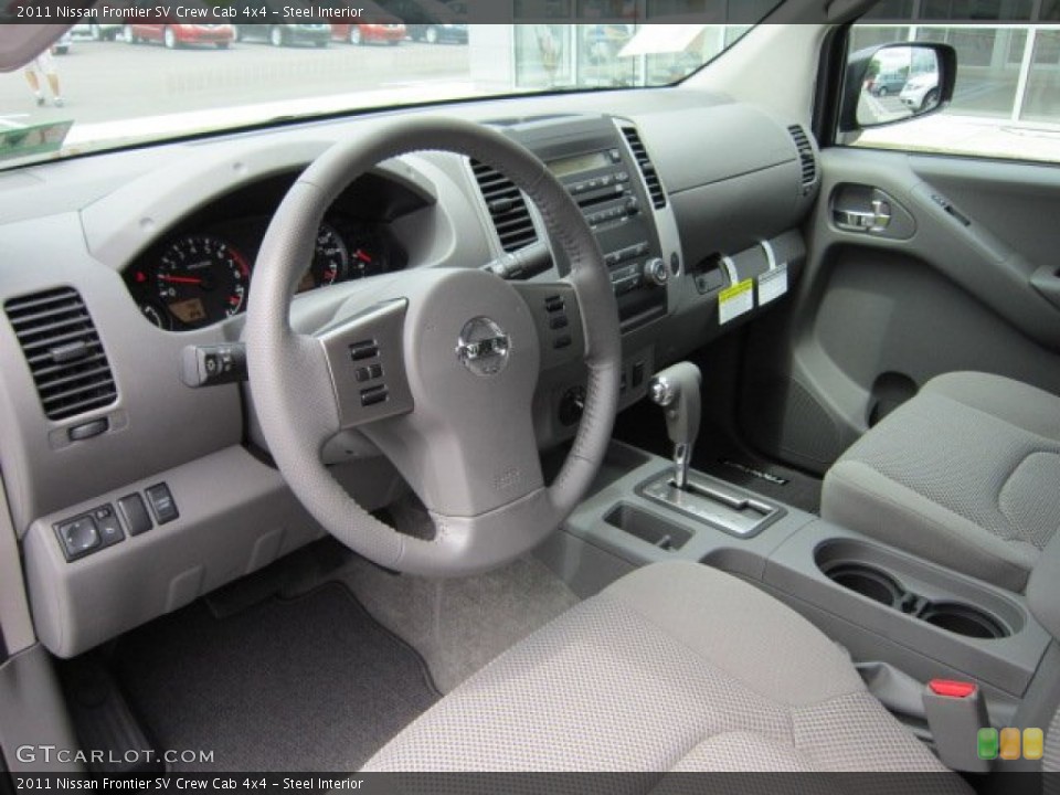 Steel Interior Photo for the 2011 Nissan Frontier SV Crew Cab 4x4 #51978500