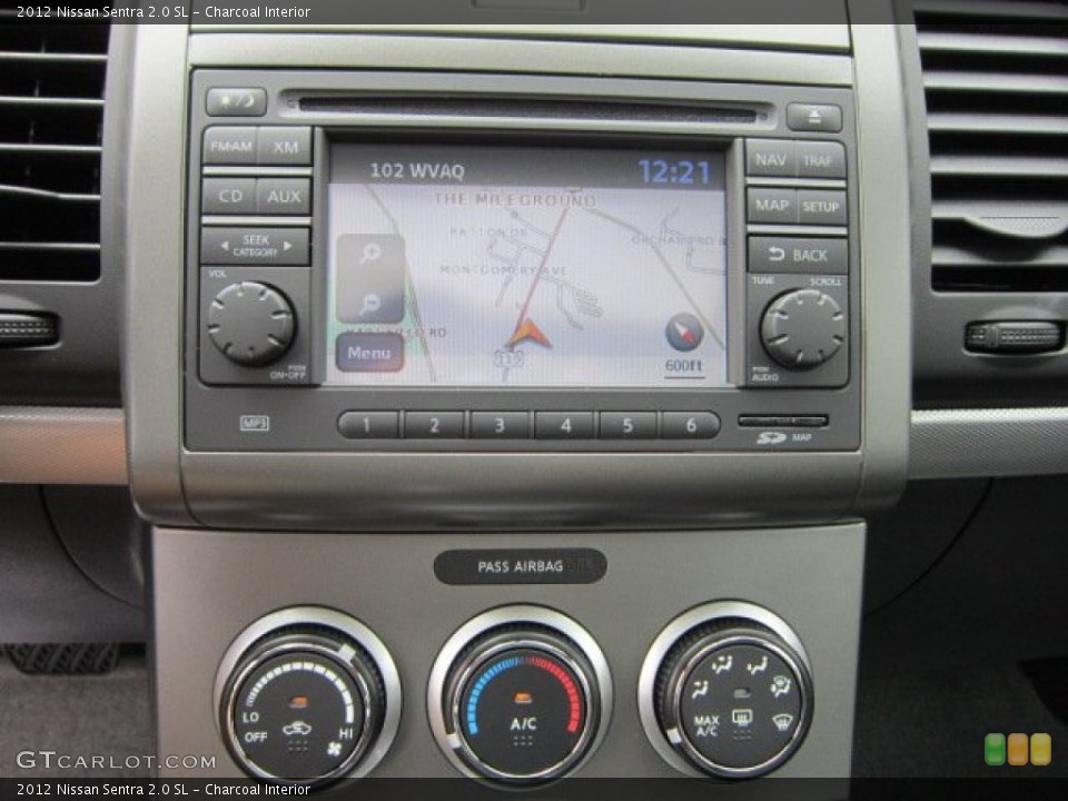 Charcoal Interior Navigation for the 2012 Nissan Sentra 2.0 SL #51978656