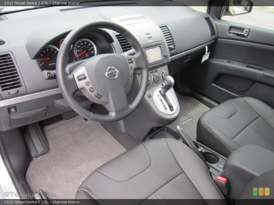 Charcoal Interior Prime Interior for the 2012 Nissan Sentra 2.0 SL #51978800