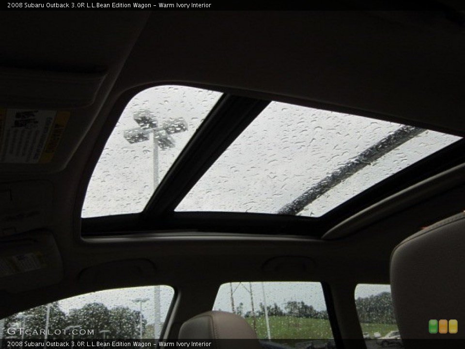 Warm Ivory Interior Sunroof for the 2008 Subaru Outback 3.0R L.L.Bean Edition Wagon #51979685