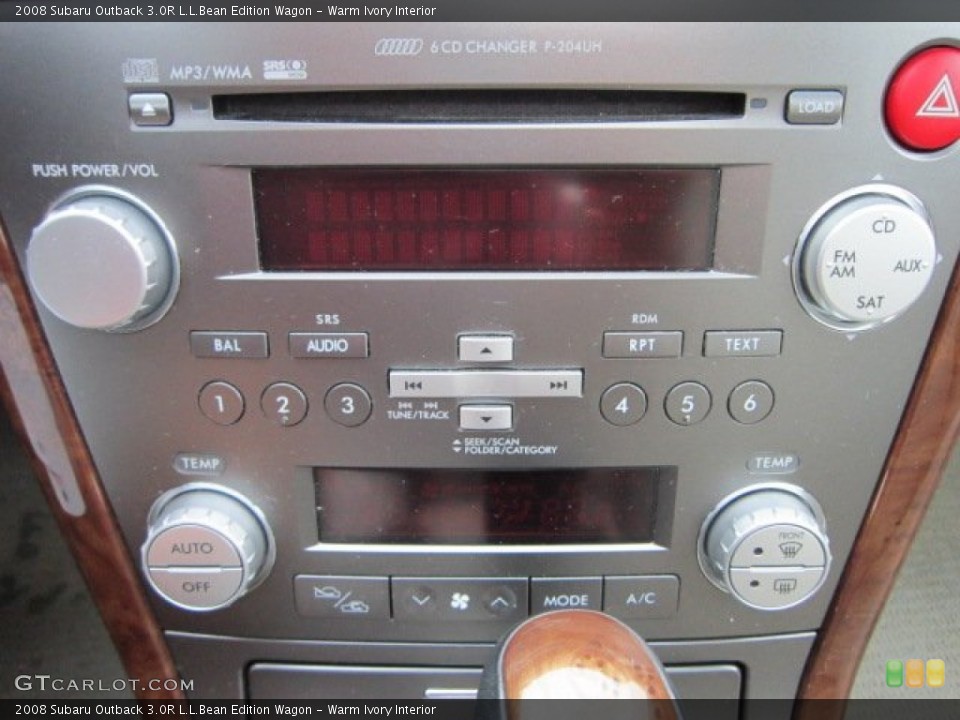 Warm Ivory Interior Controls for the 2008 Subaru Outback 3.0R L.L.Bean Edition Wagon #51979784