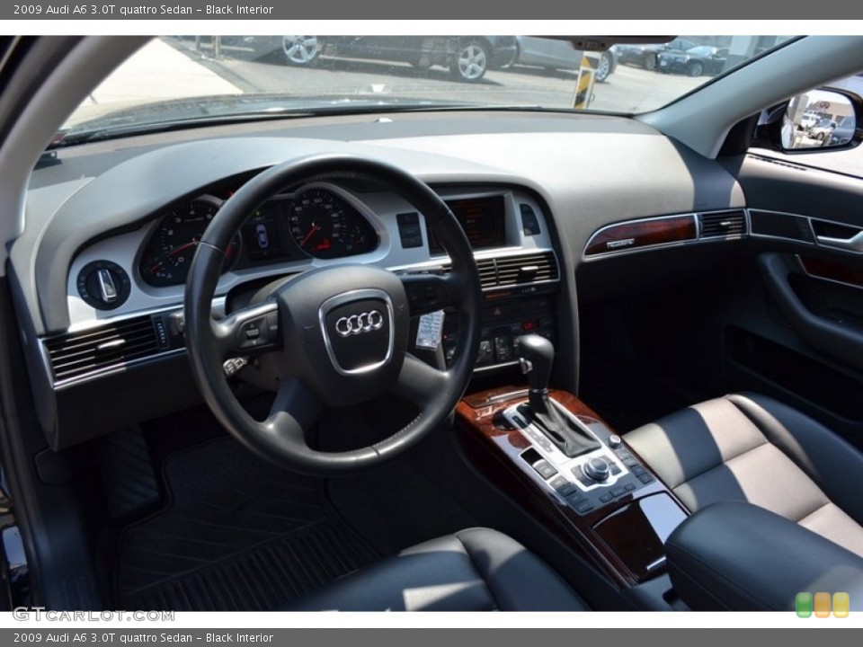 Black Interior Dashboard for the 2009 Audi A6 3.0T quattro Sedan #51979925