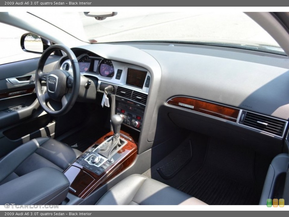 Black Interior Dashboard for the 2009 Audi A6 3.0T quattro Sedan #51979931