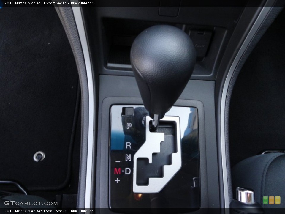 Black Interior Transmission for the 2011 Mazda MAZDA6 i Sport Sedan #51980162
