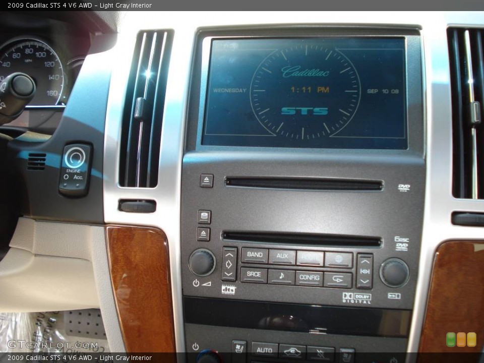 Light Gray Interior Controls for the 2009 Cadillac STS 4 V6 AWD #51980570