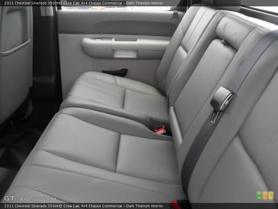 Dark Titanium Interior Photo for the 2011 Chevrolet Silverado 3500HD Crew Cab 4x4 Chassis Commercial #51982226