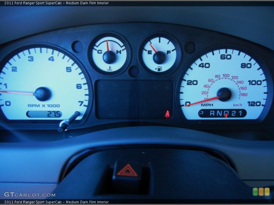 Medium Dark Flint Interior Gauges for the 2011 Ford Ranger Sport SuperCab #51982277
