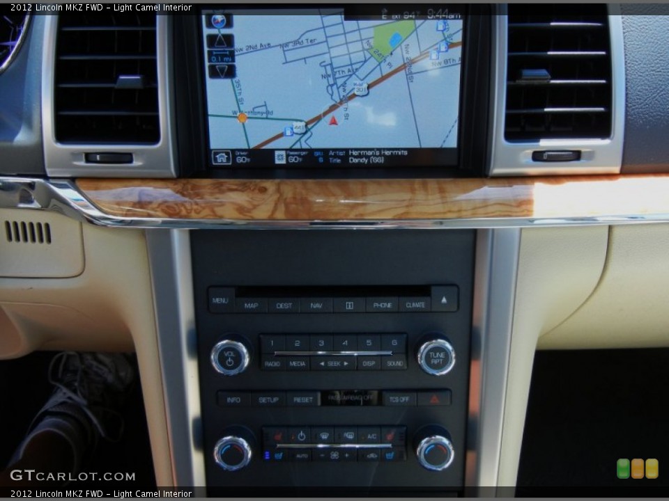 Light Camel Interior Navigation for the 2012 Lincoln MKZ FWD #51983036