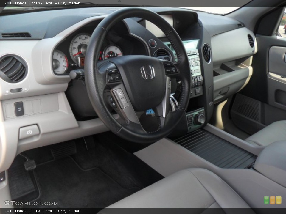 Gray Interior Prime Interior for the 2011 Honda Pilot EX-L 4WD #51983897