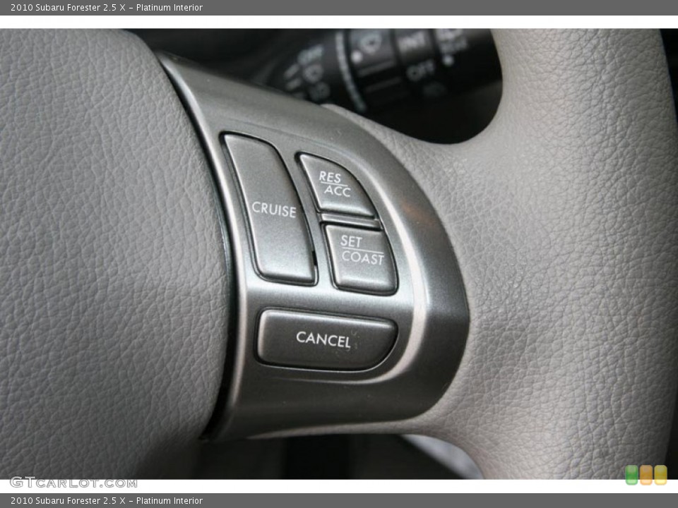 Platinum Interior Controls for the 2010 Subaru Forester 2.5 X #51986021