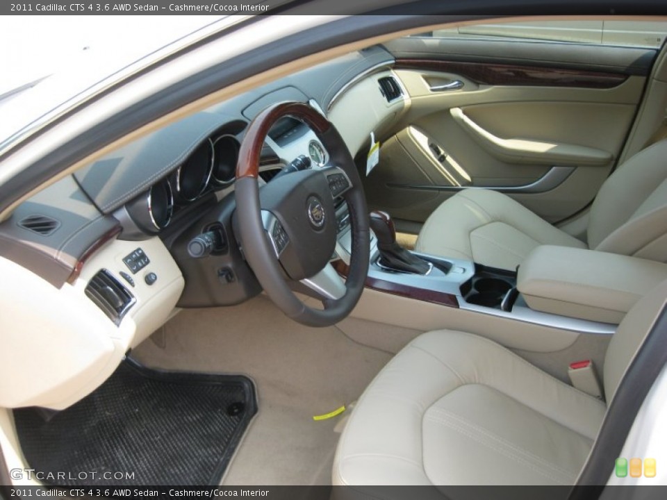 Cashmere/Cocoa Interior Photo for the 2011 Cadillac CTS 4 3.6 AWD Sedan #51986528