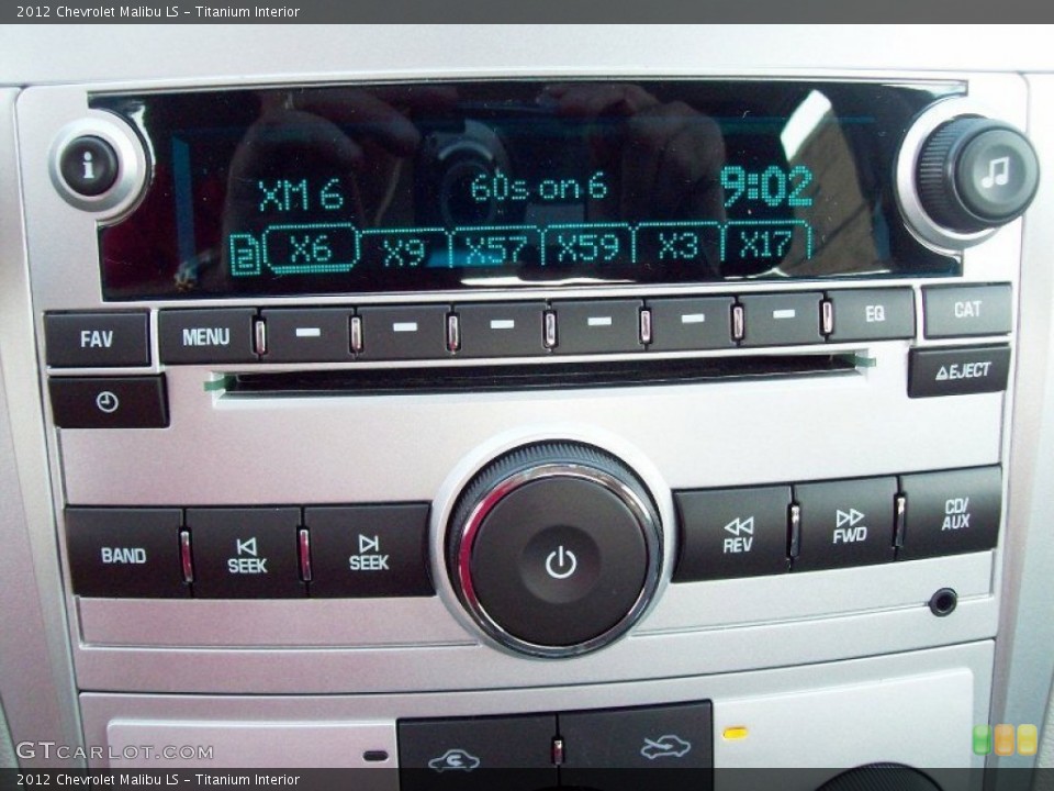 Titanium Interior Controls for the 2012 Chevrolet Malibu LS #51987290