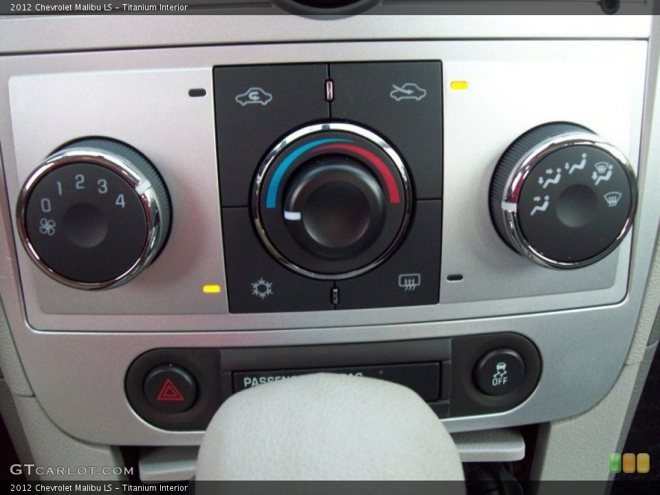 Titanium Interior Controls for the 2012 Chevrolet Malibu LS #51987293