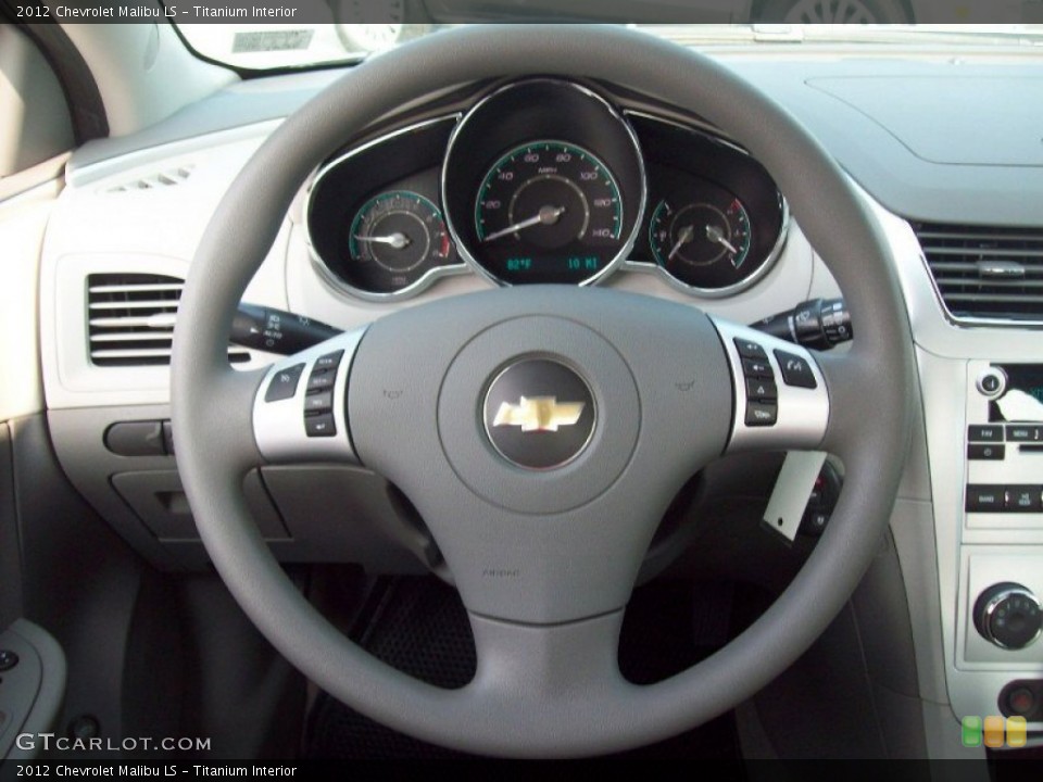 Titanium Interior Steering Wheel for the 2012 Chevrolet Malibu LS #51987332