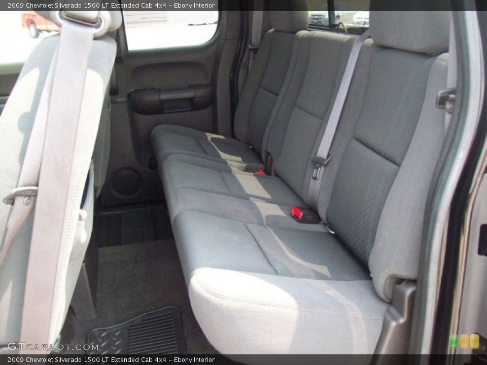 Ebony Interior Photo for the 2009 Chevrolet Silverado 1500 LT Extended Cab 4x4 #51987404