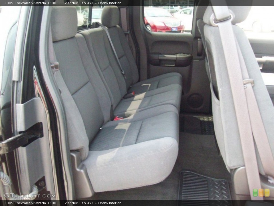 Ebony Interior Photo for the 2009 Chevrolet Silverado 1500 LT Extended Cab 4x4 #51987407